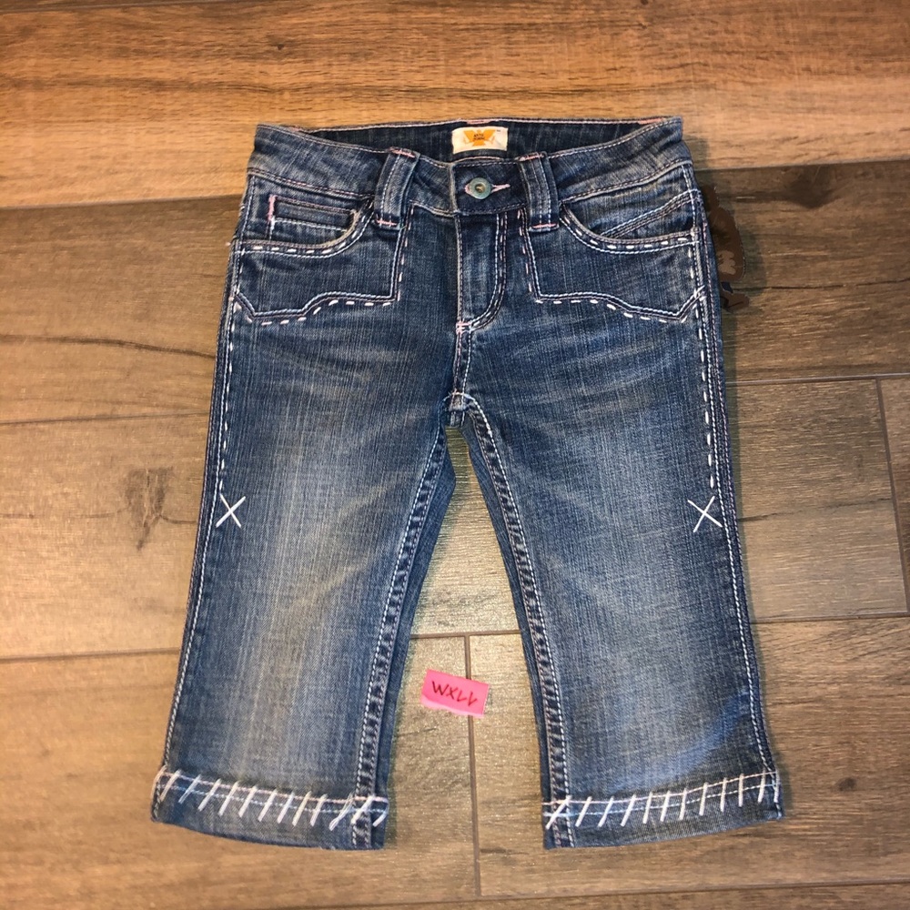 Girls Antik Denim Jeans w/ Pink Trim NWT